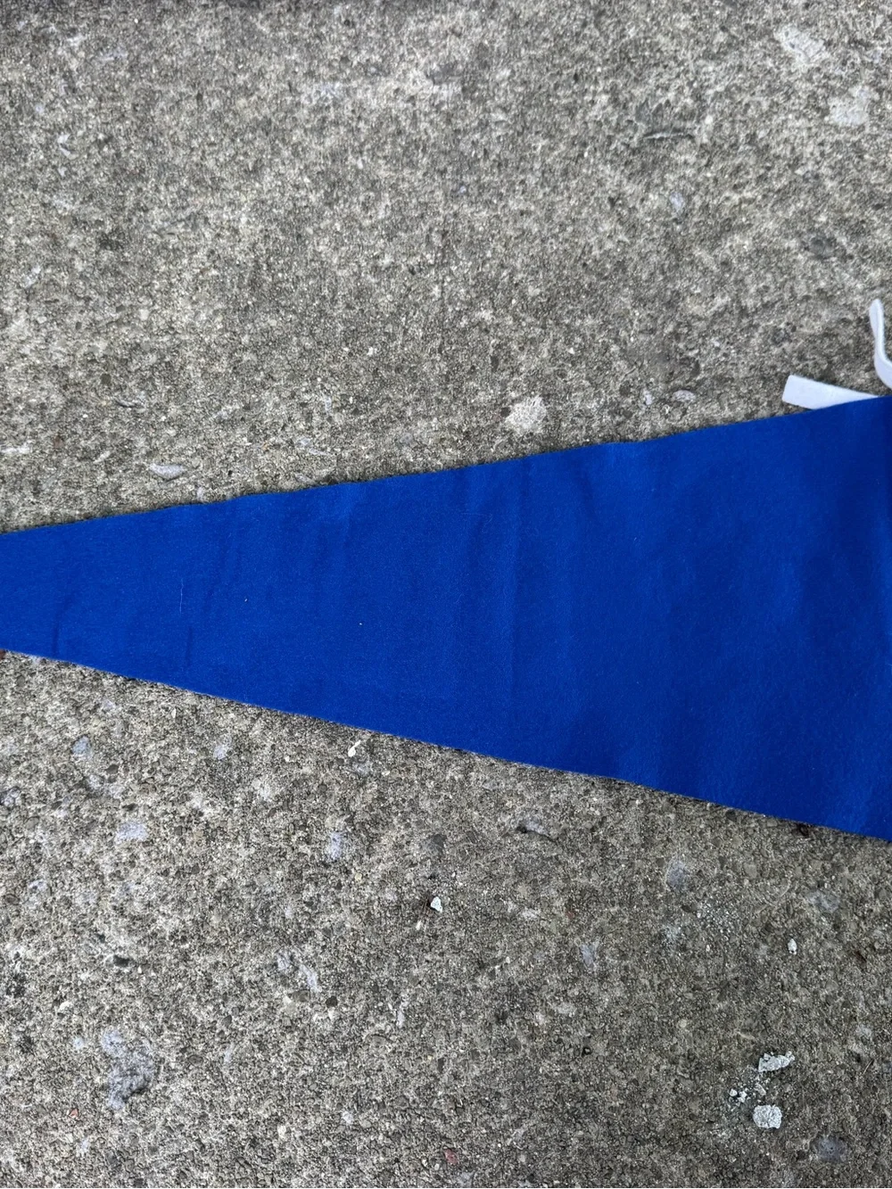 Drake university Blue and White Felt smaller Pennant Banner